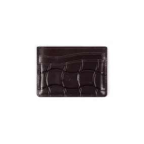 Dime Classic Quilted Cardholder - Burgundy