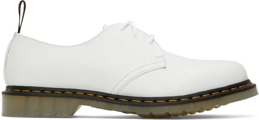 Dr. Martens White 1461 Iced Smooth Leather Oxfords