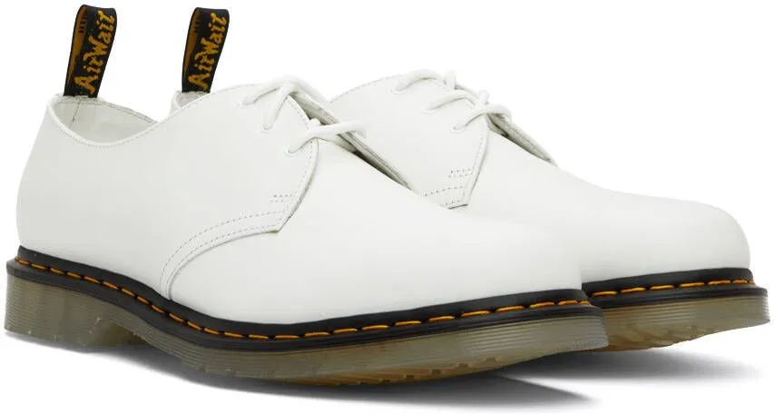 Dr. Martens White 1461 Iced Smooth Leather Oxfords