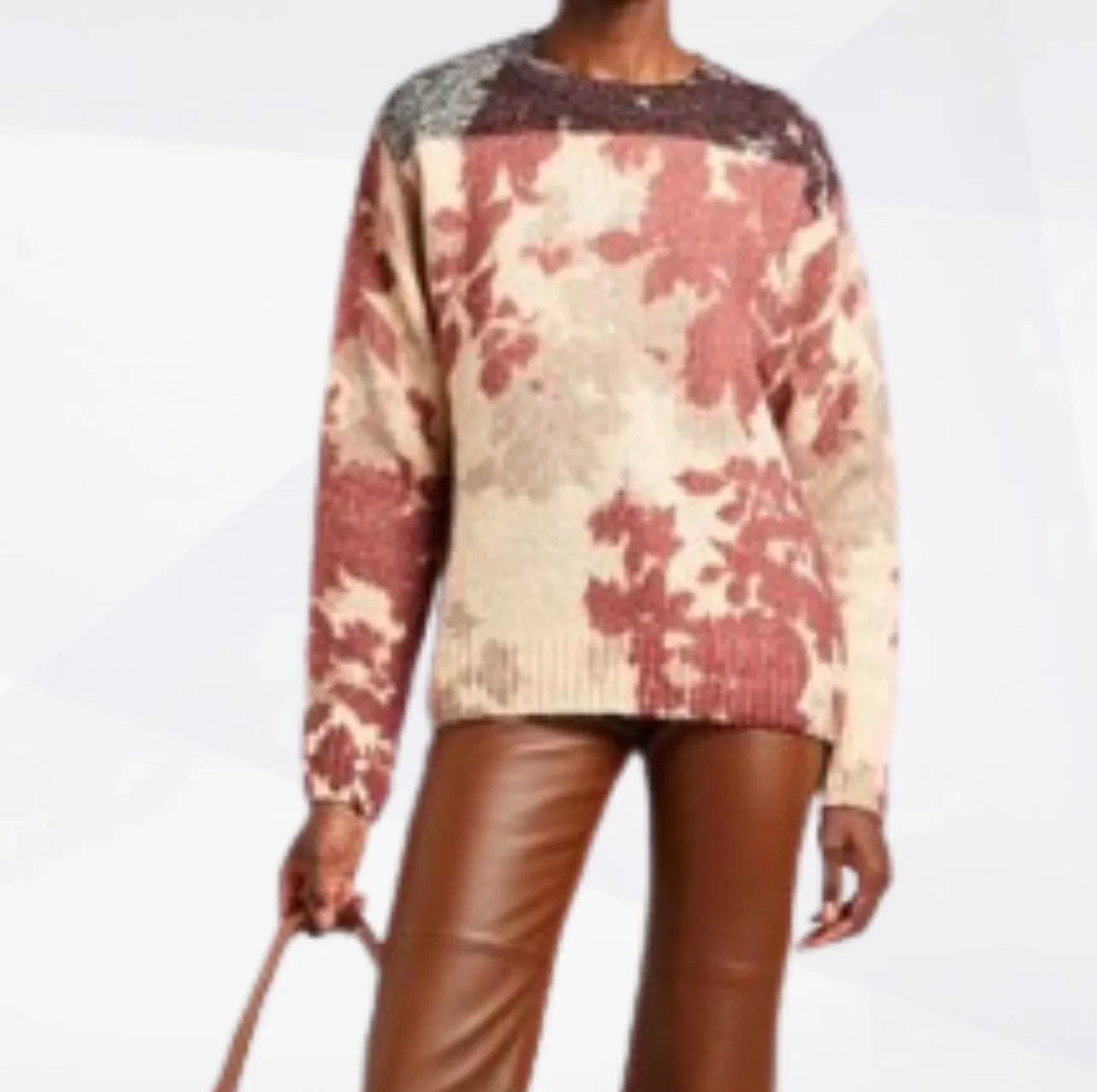 Dries Van Noten  |Crew Neck Wool Long Sleeves Plain Elegant Style