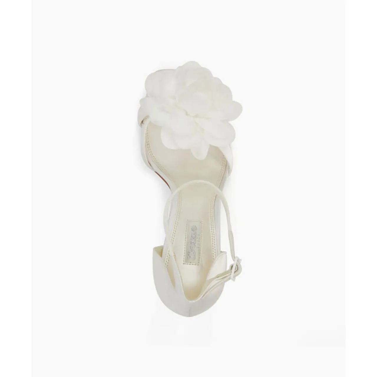 DUNE LONDON Memorise Corsage Heeled Sandals - White