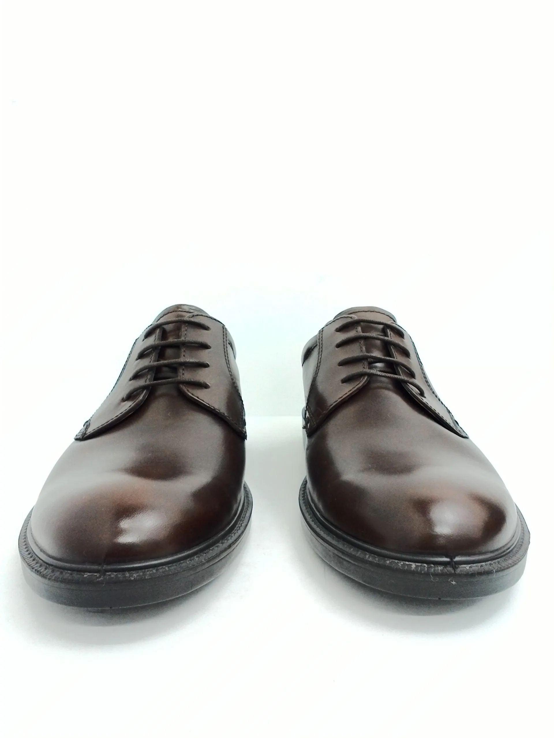 Ecco Men's  Plain-Toe Oxfords , Leather, Dark Brown, Size 13 M (47)