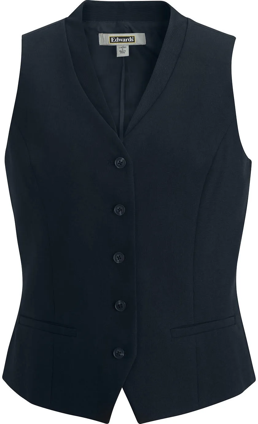 Edwards Ladies Ottoman Trim Vest