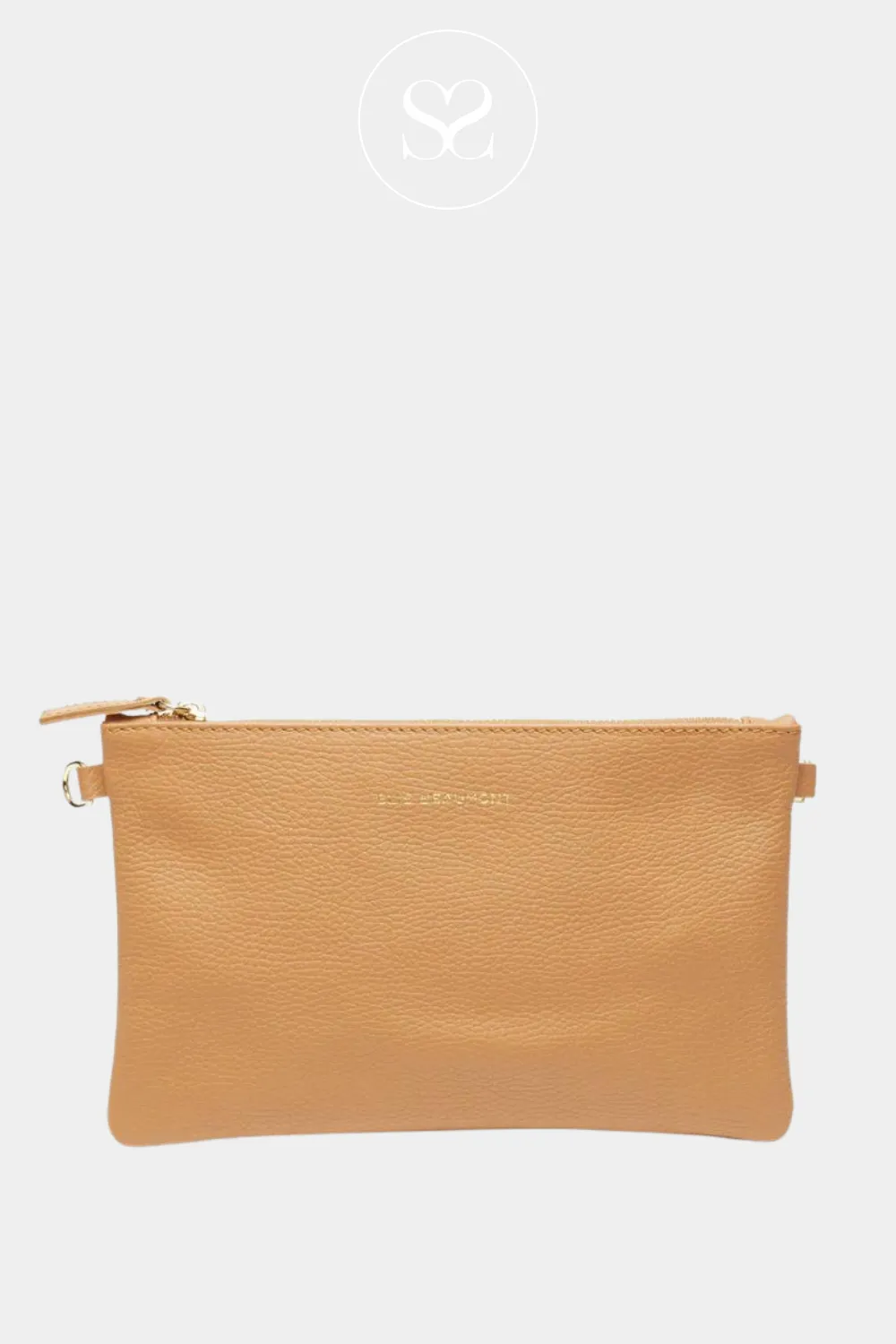 ELIE BEAUMONT - POUCH BAG - CAMEL LEATHER