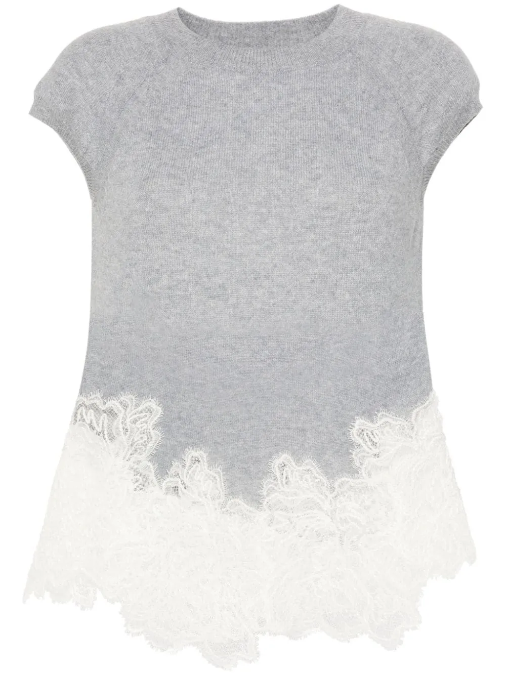 EMBROIDERED WOOL T-SHIRT