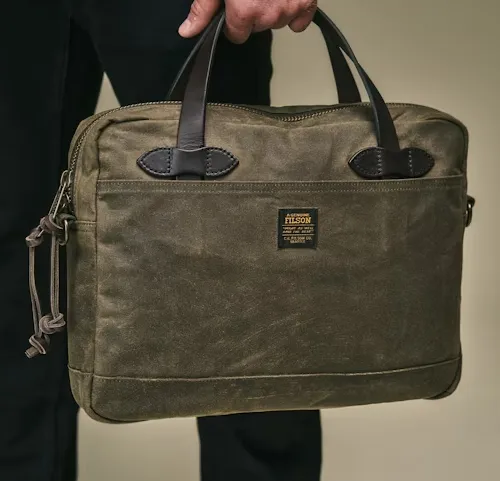 Filson's Tin Cloth Compact Briefcase