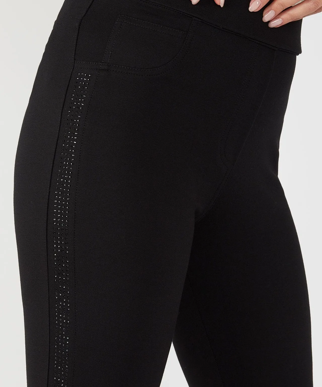 First Avenue Sparkle Detail Ponte Leggings