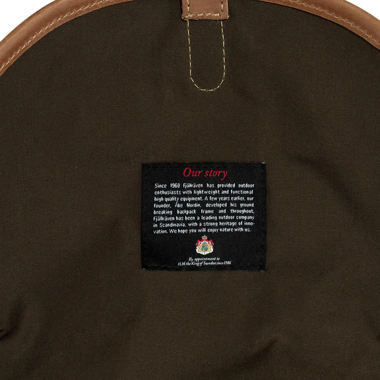 Fjallraven Varmland Rucksack Dark Olive / Brown