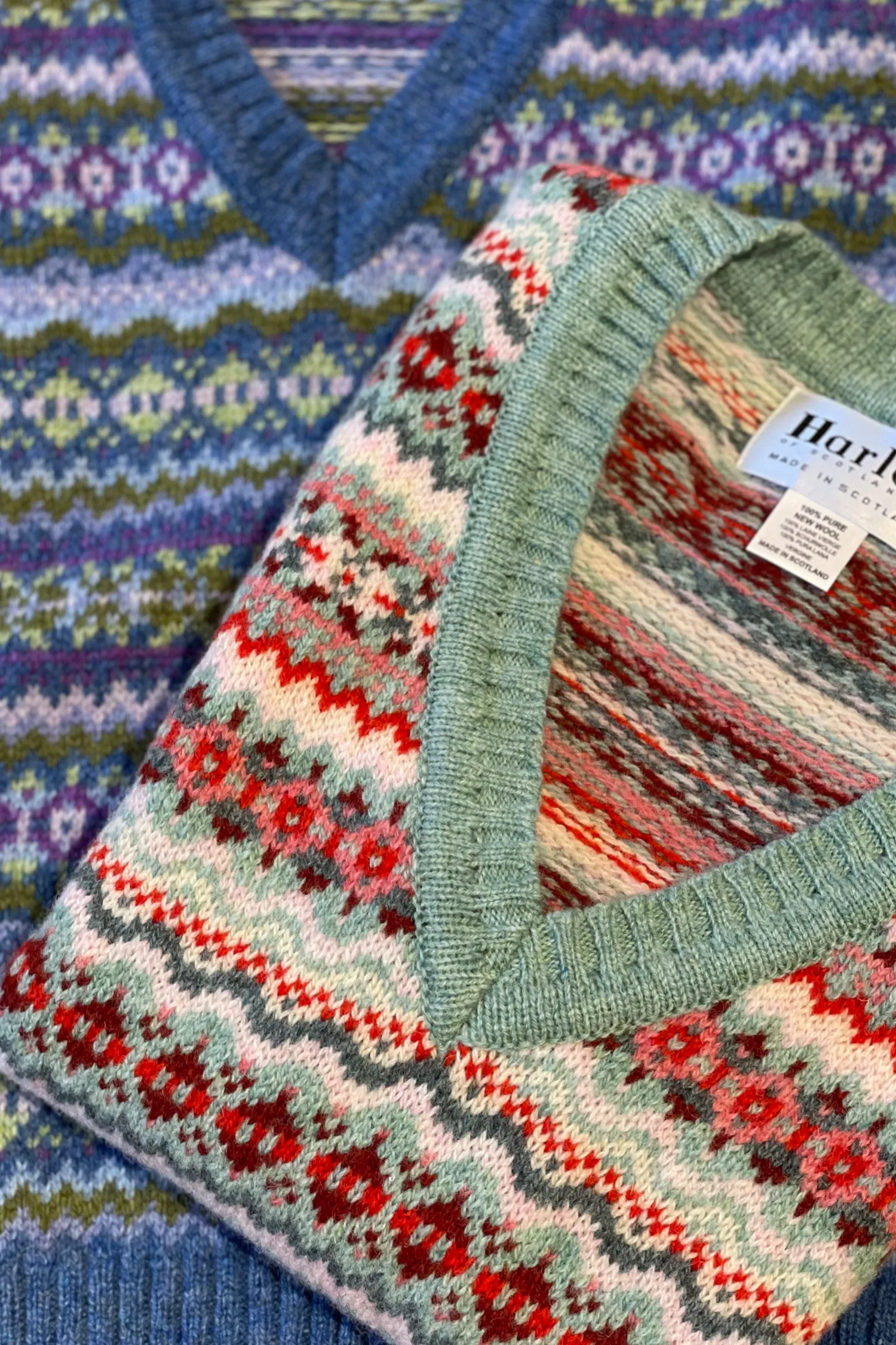 GILET SHETLAND SCOTTISH FAIR ISLE