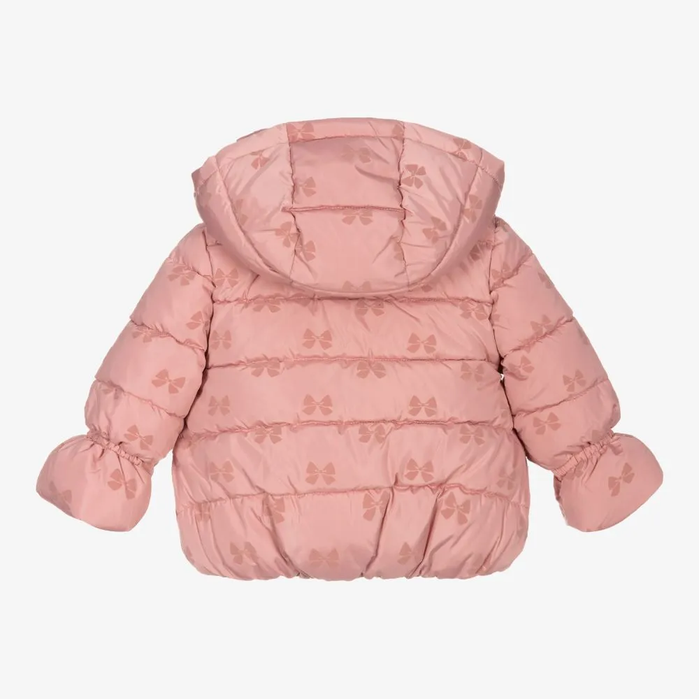 Girls Pink Puffer Jacket