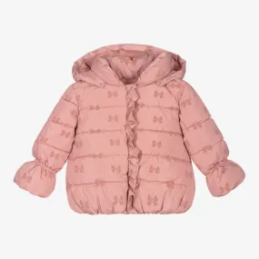 Girls Pink Puffer Jacket