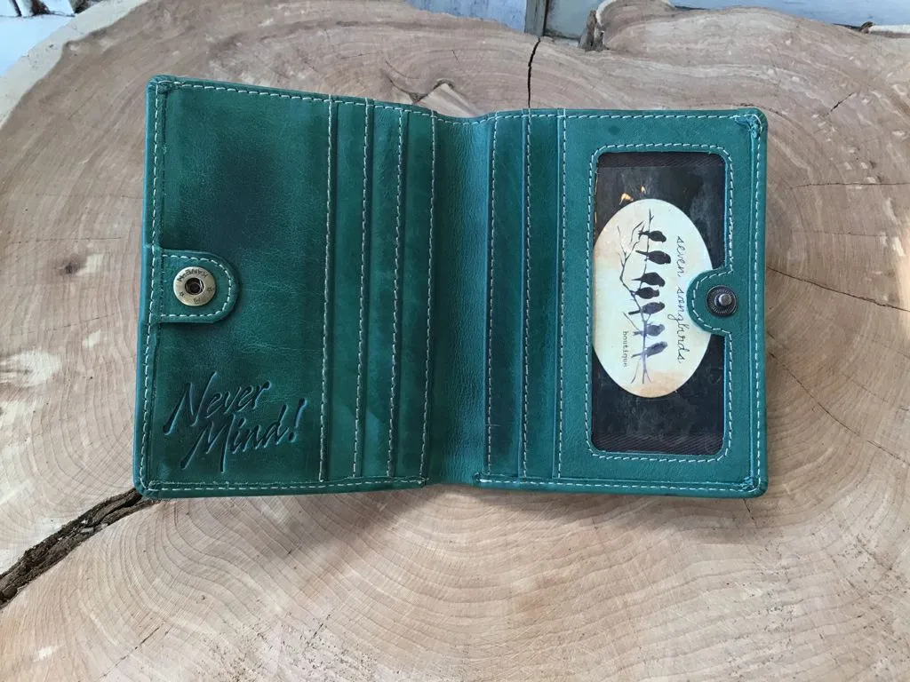 Green Leather Wallet