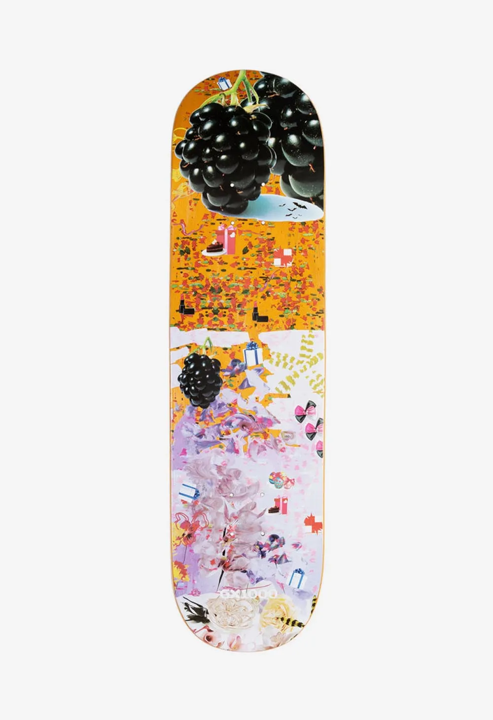 GX1000 BLACK BERRY TIGER LILY 8.25 SKATEBOARD DECK