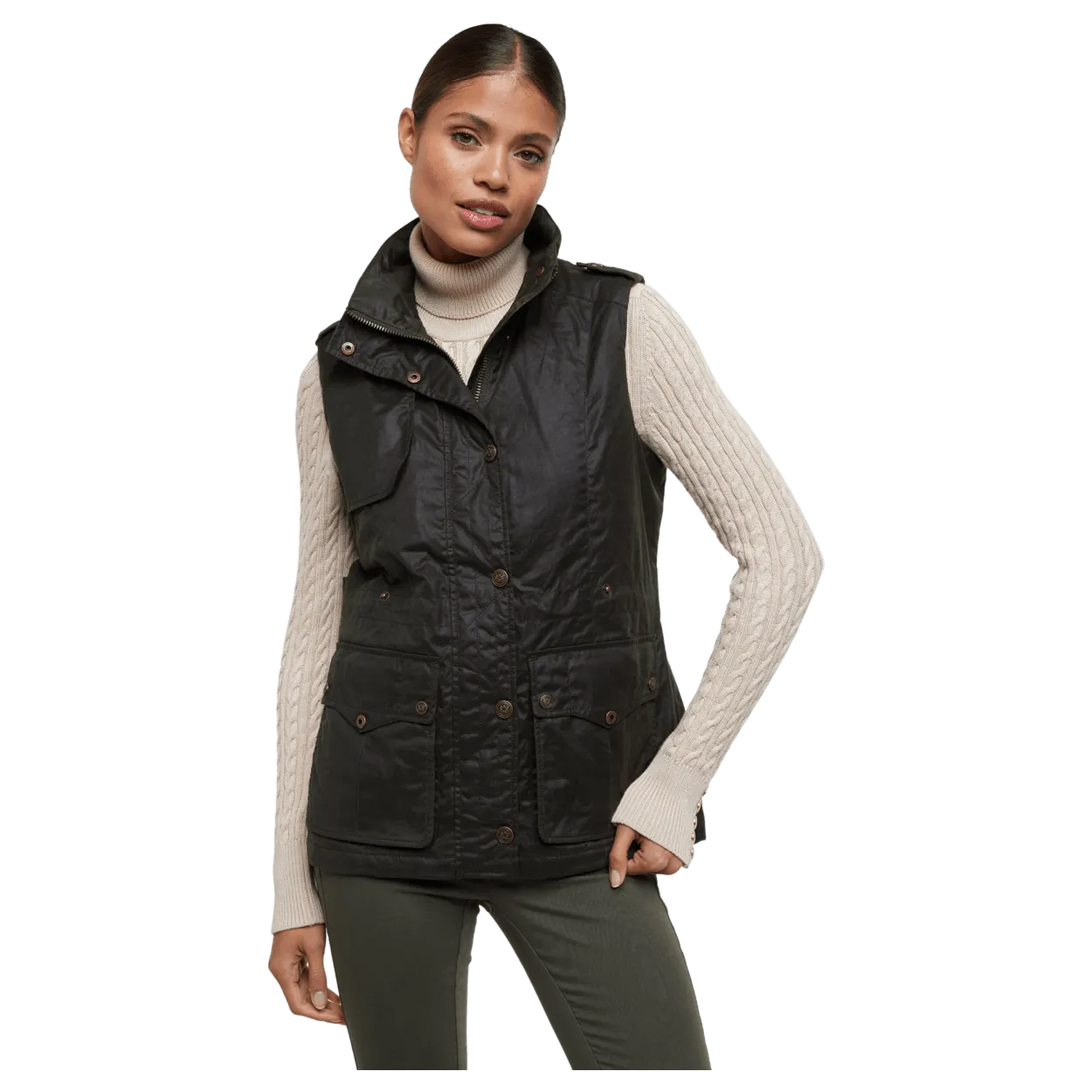 Holland Cooper Alma Wax Gilet