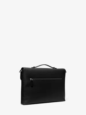 Hudson Pebbled Leather Briefcase