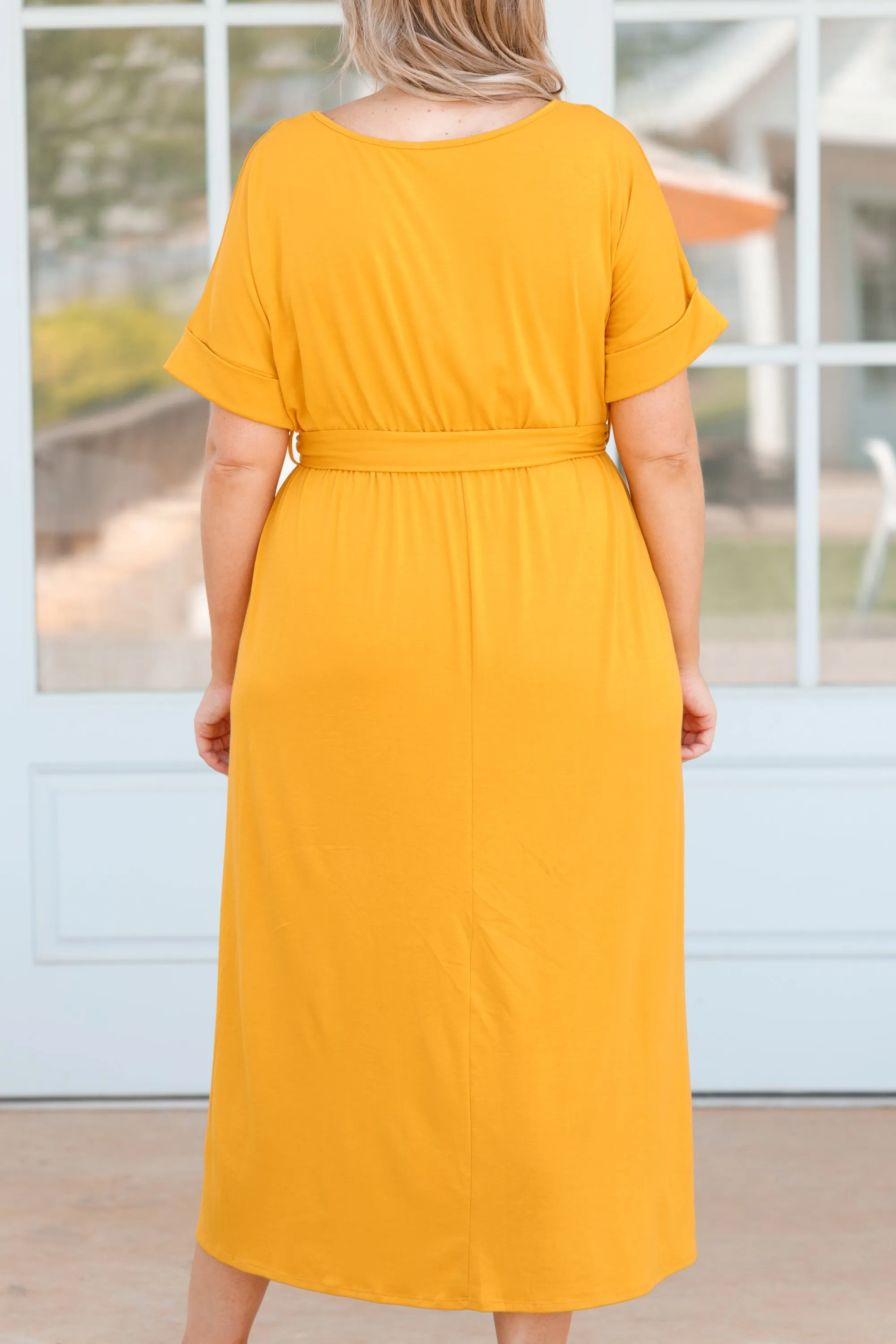 I'm Speechless Dress, Mustard