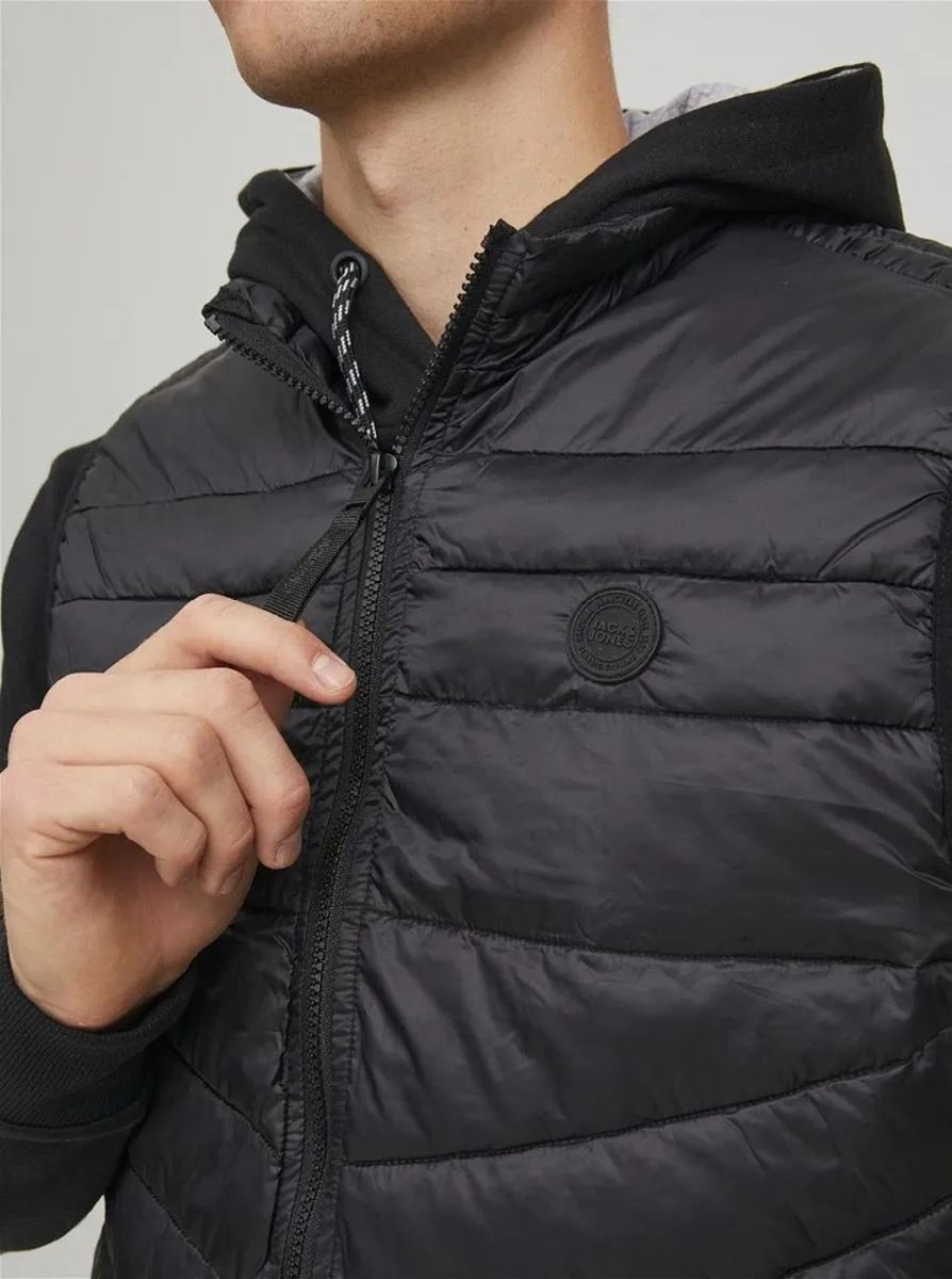 Jack & Jones Hero Puffer Bodywarmer Gilet Black