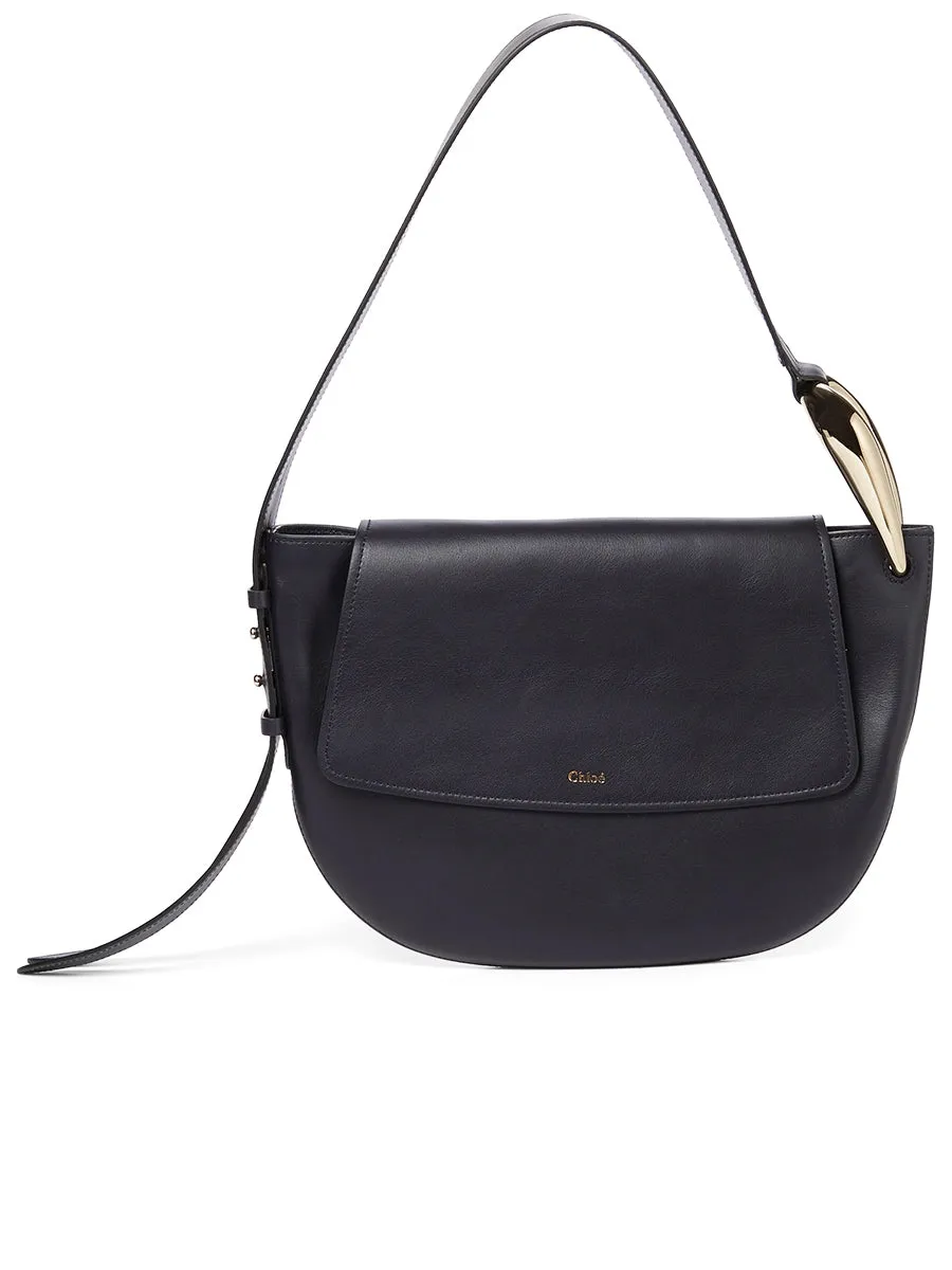 Kiss Hobo Bag in Black