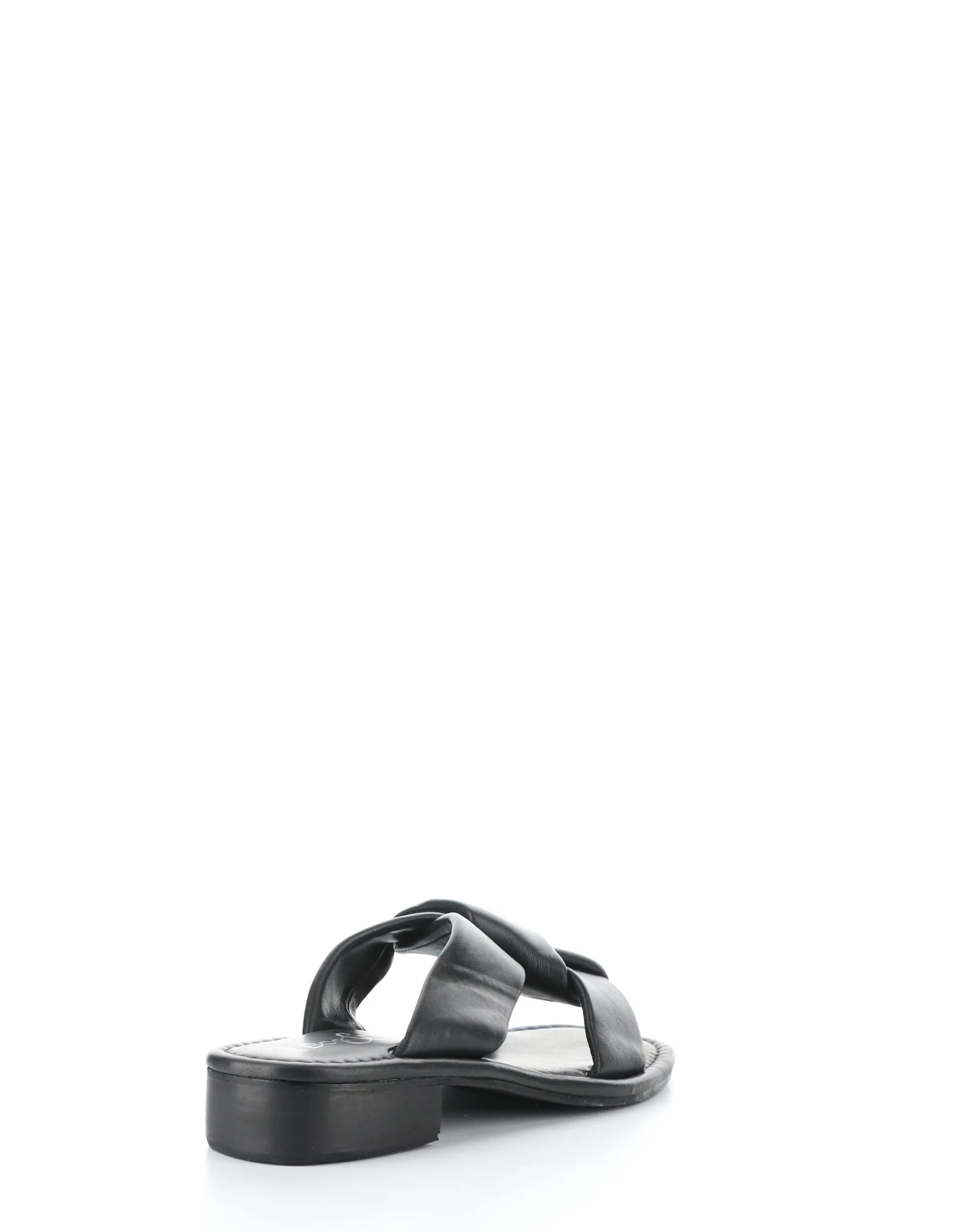 KNICK BLACK Round Toe Sandals