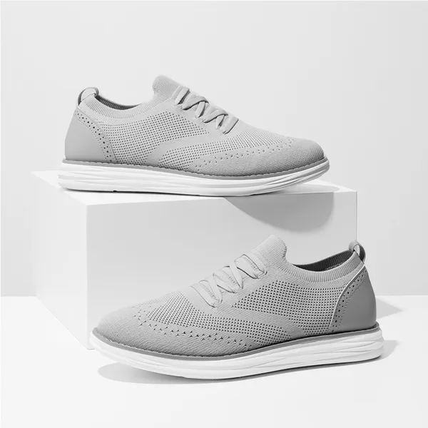 [KnitFlex SmartCraft-] Men's Lightweight Mesh Casual Oxfords