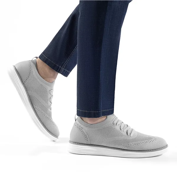 [KnitFlex SmartCraft-] Men's Lightweight Mesh Casual Oxfords