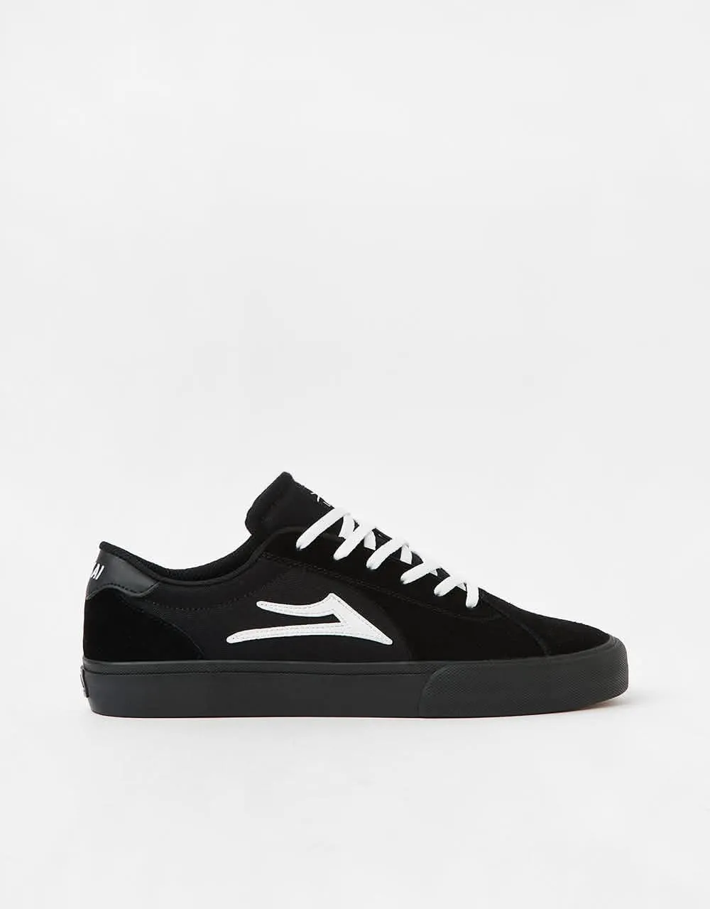 Lakai Flaco II Skate Shoes - Black/Black Suede