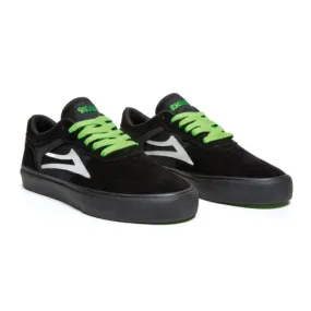 Lakai x Yeah Right Staple Skate Shoes - Black/UV Green Suede  The Staple originally released in 2001, and was an immediate team 