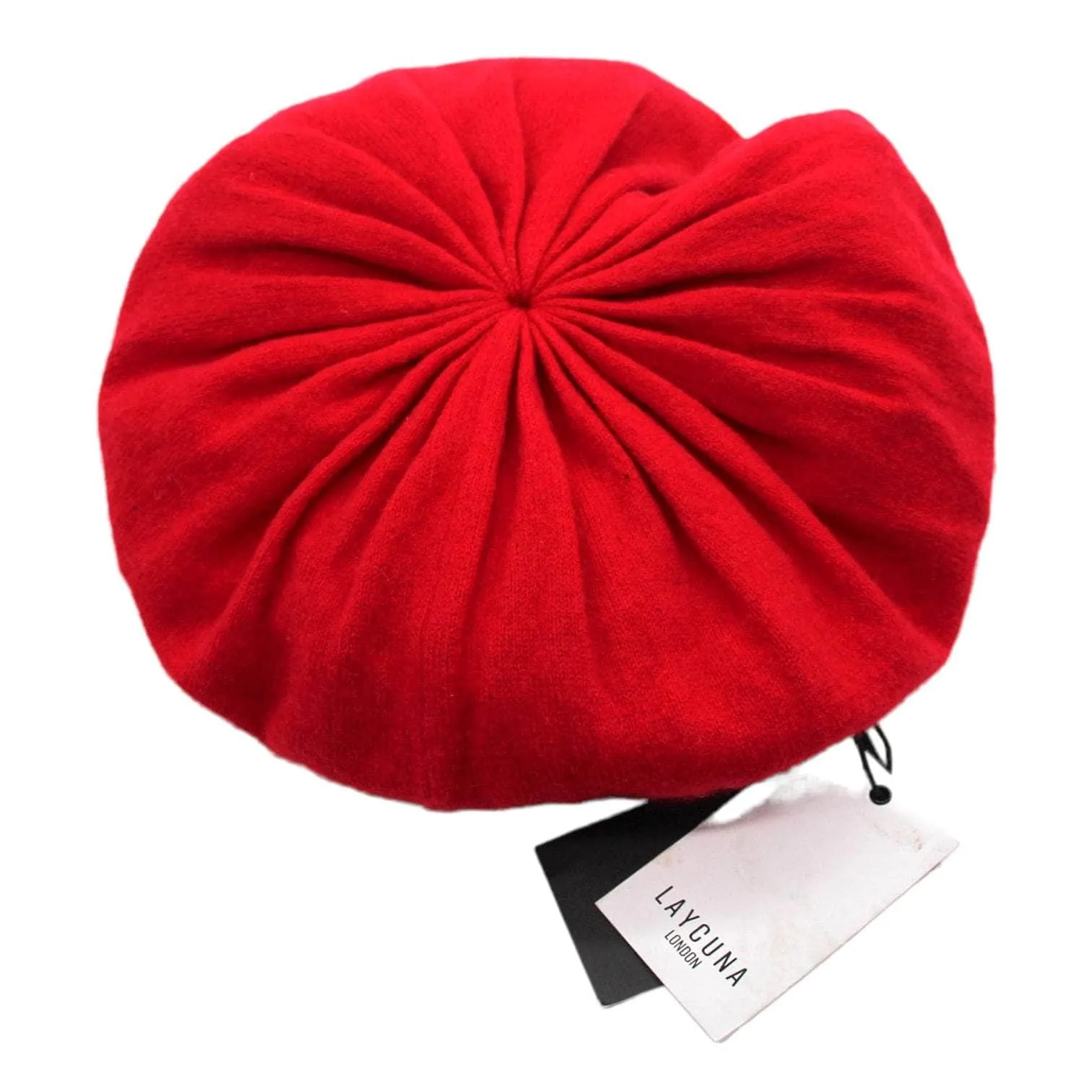 Laycuna Red Cashmere Beret