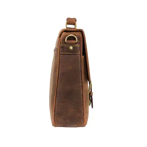 Leather Briefcase Tan :Berlin