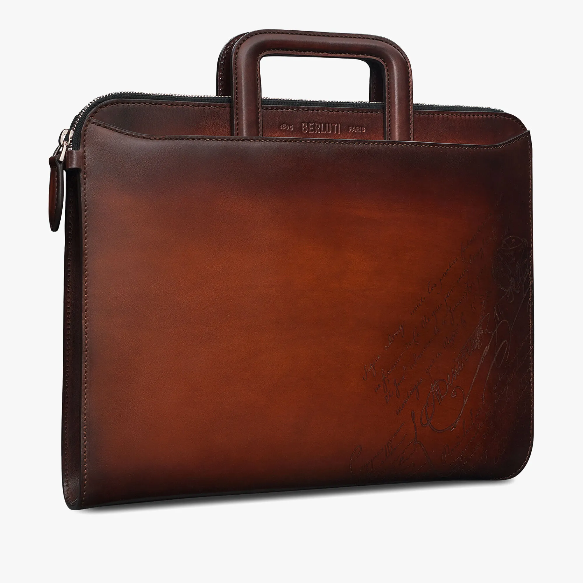 Lift II Scritto Leather Briefcase