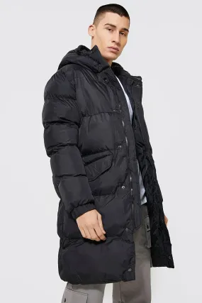 Longline Quilted Puffer