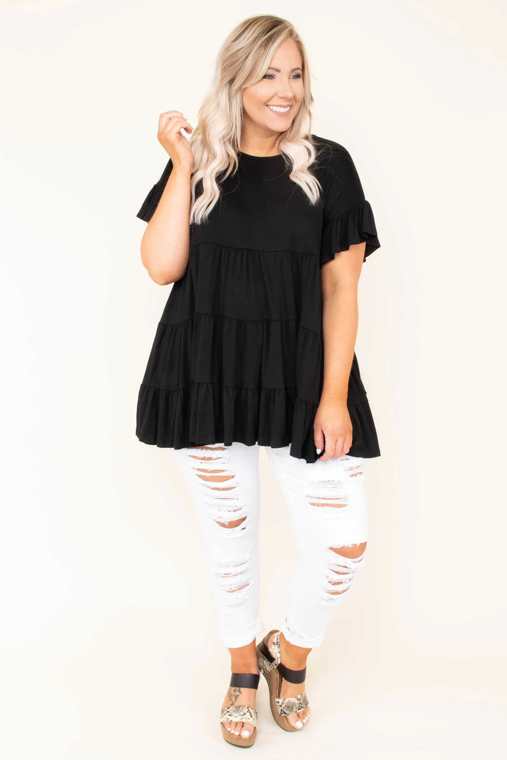 Love and Honey Tunic, Black