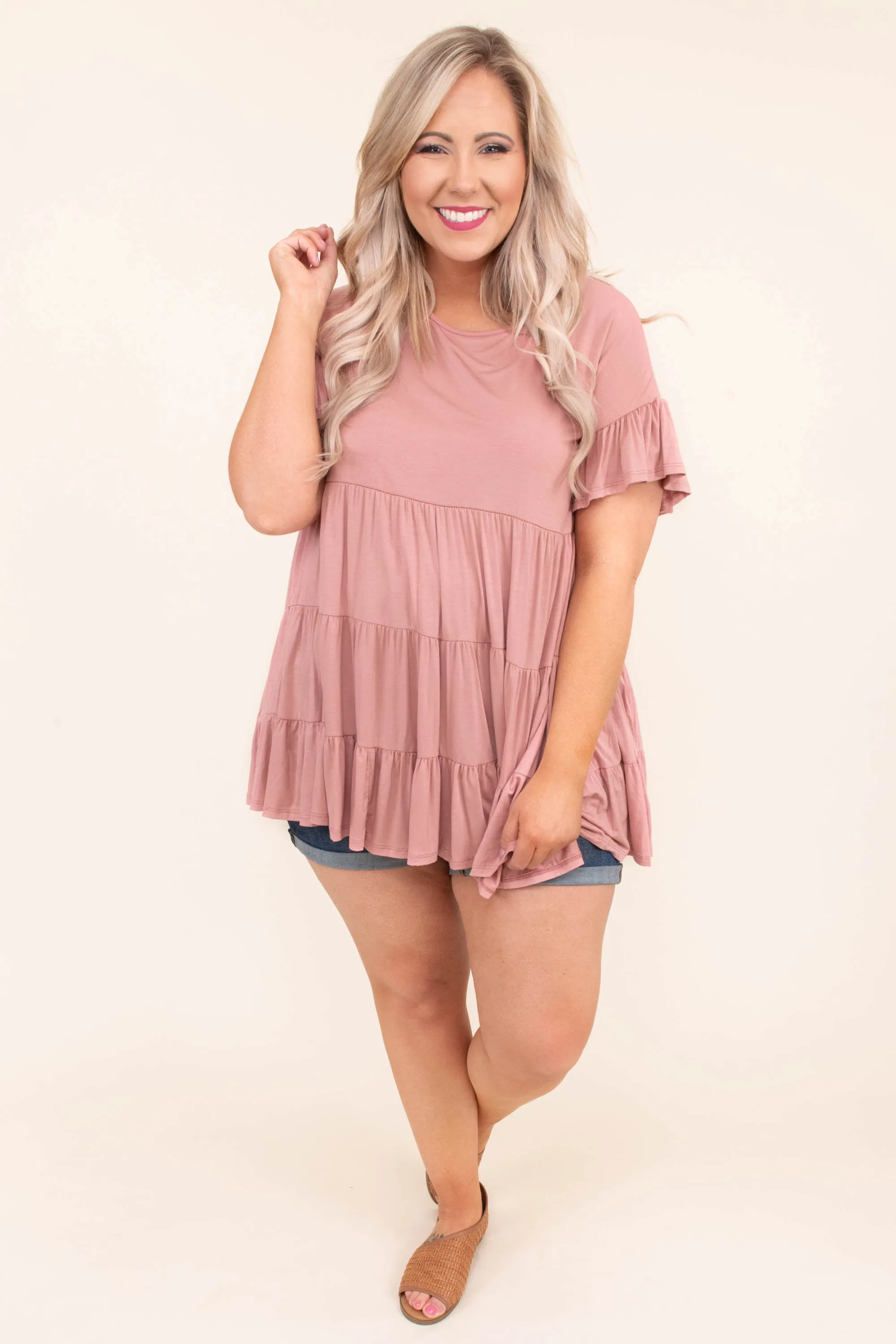 Love And Honey Tunic, Dusty Pink