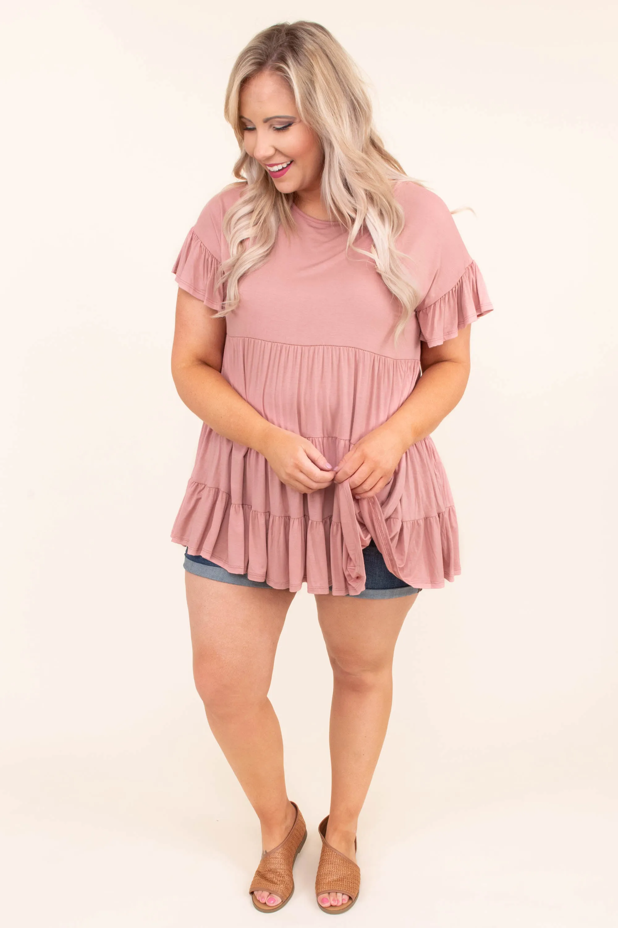 Love And Honey Tunic, Dusty Pink