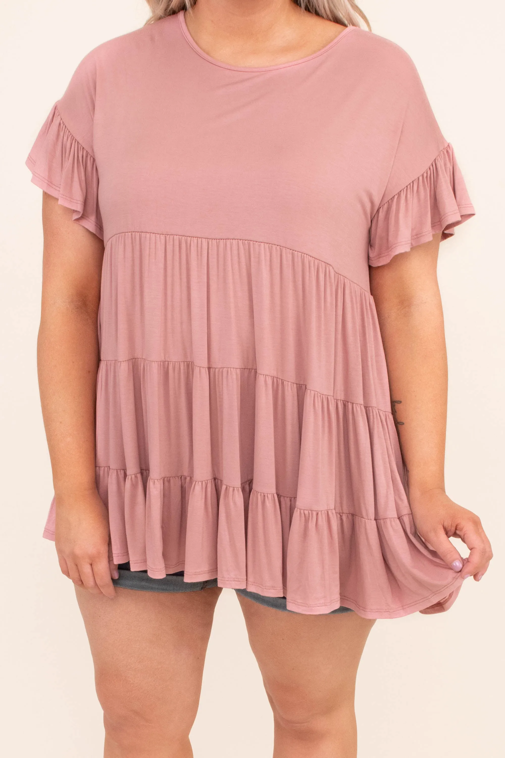 Love And Honey Tunic, Dusty Pink