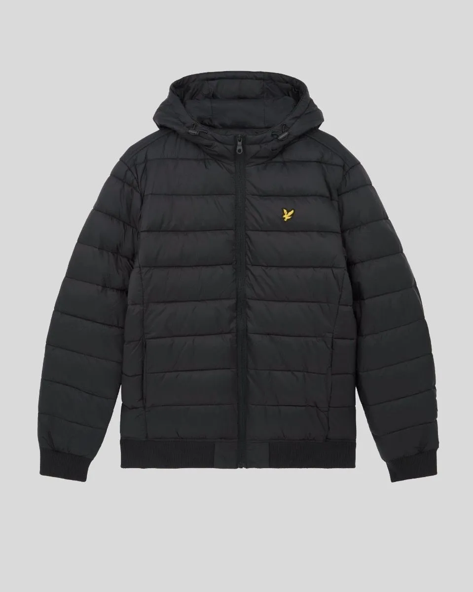 Lyle & Scott Wadded Quilted Jacket Jet Black