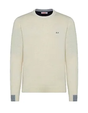 Maglione Sun68 uomo K42134 bianco AI22