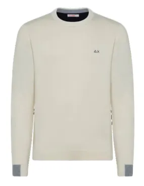 Maglione Sun68 uomo K42334 bianco AI22