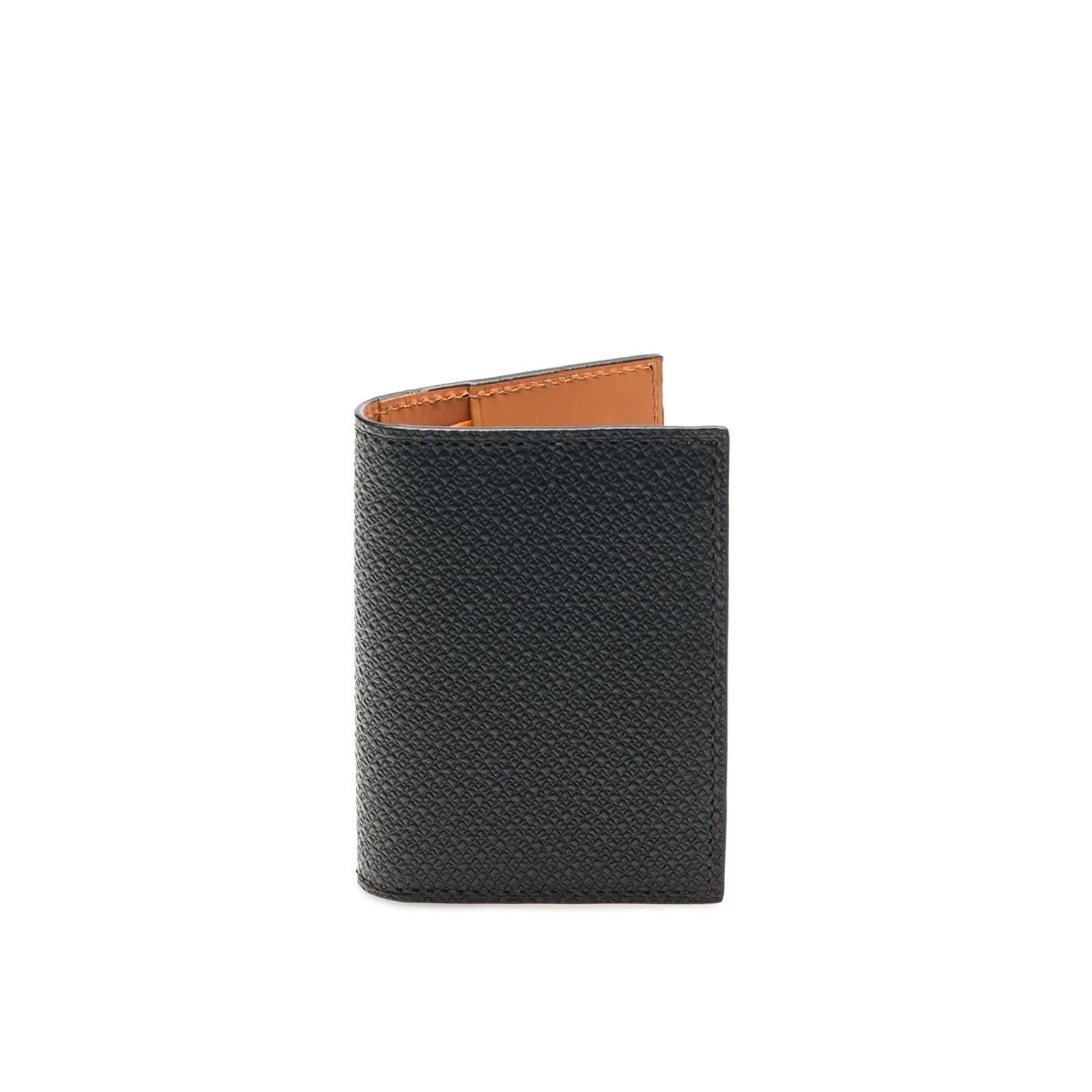 Magnanni 1280 Men's Black Pebble Leather Card Fold Wallet (MAW1006)