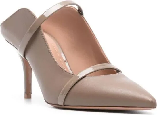 Malone Souliers Maureen 70mm leather mules Neutrals