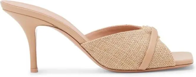 Malone Souliers Patricia 70mm jute mules Neutrals