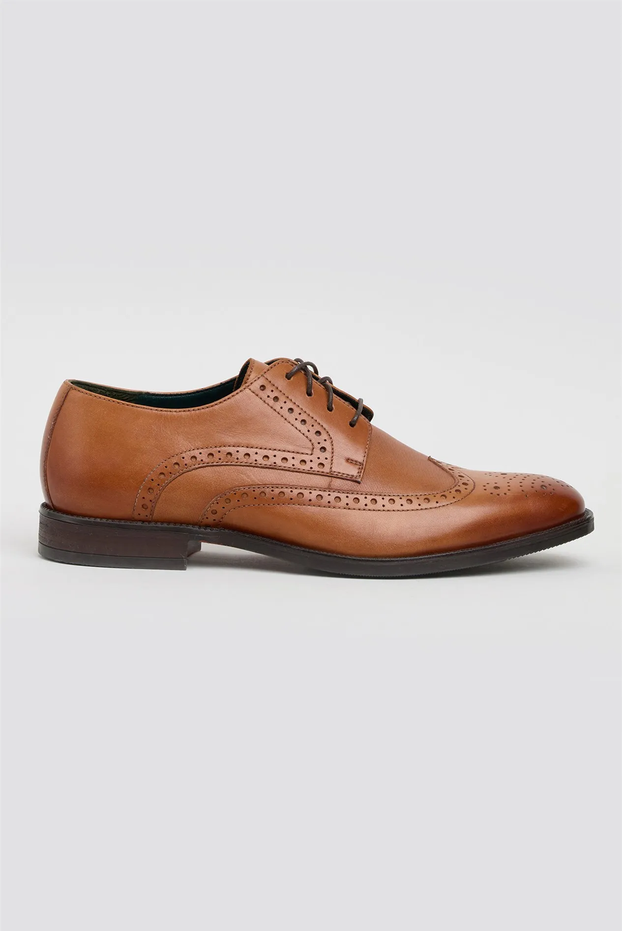 Max Tan Leather Brogues