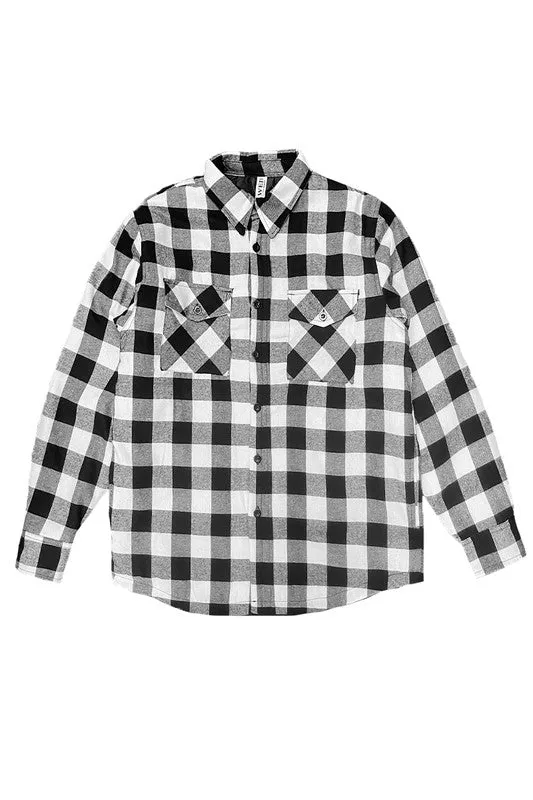 Mens Quilted Flannel