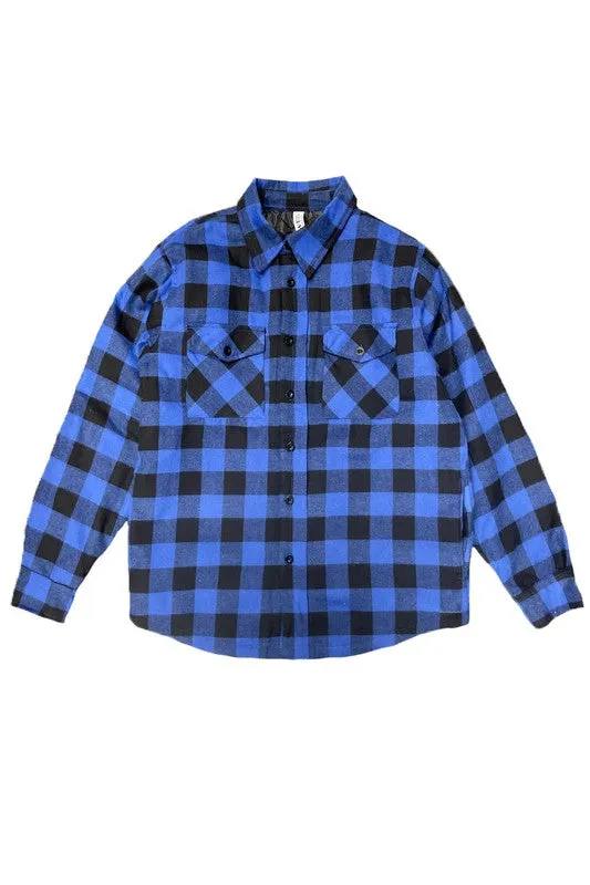 Mens Quilted Flannel