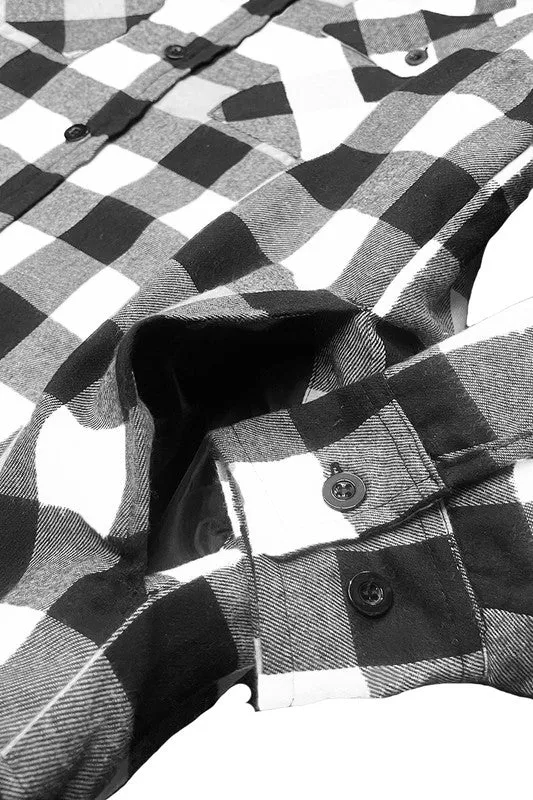 Mens Quilted Flannel