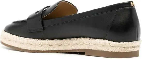 Michael Kors Lennon leather espadrilles Black