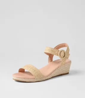 MIDAS Hariete Natural Woven Leather Espadrilles