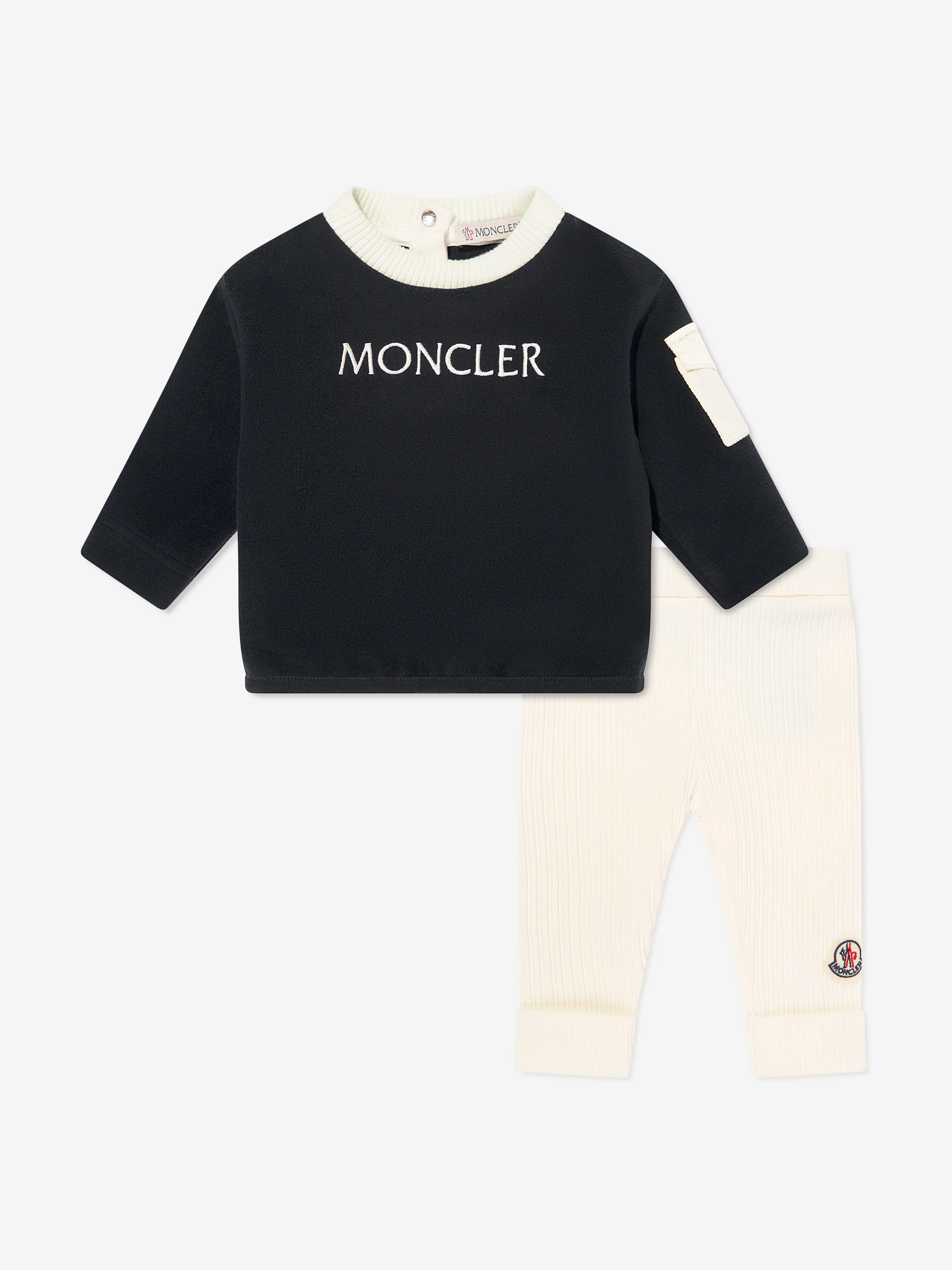 Moncler Enfant Baby Tracksuit Set in Navy