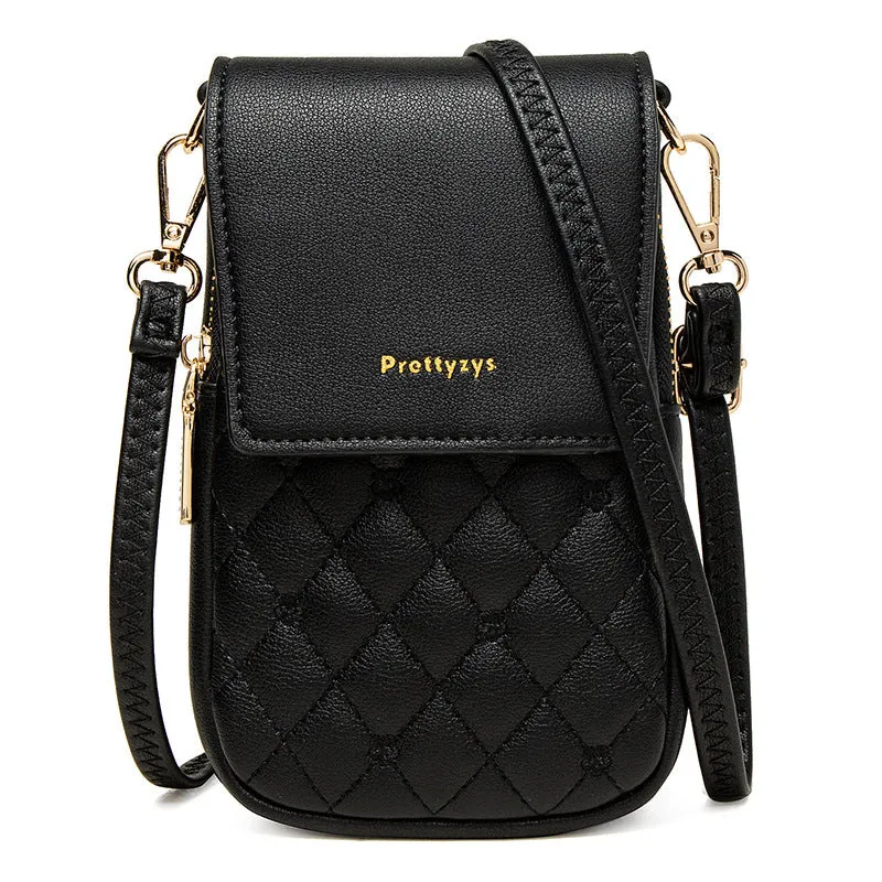 Multifunctional Quilted Shoulder Bag