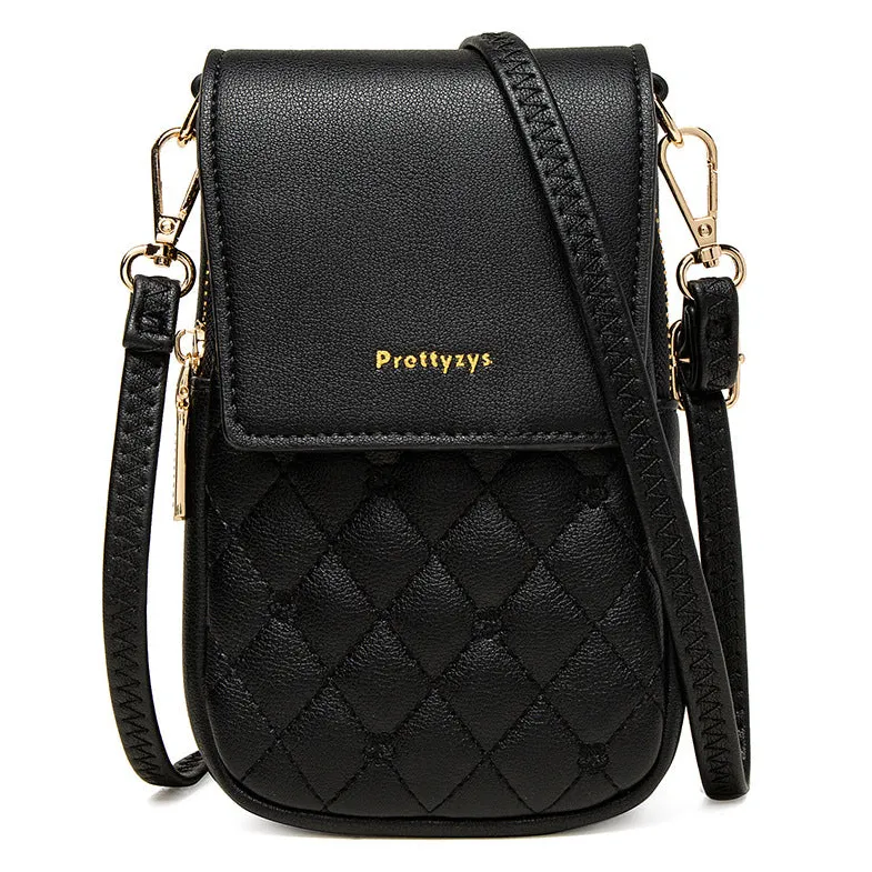 Multifunctional Quilted Shoulder Bag